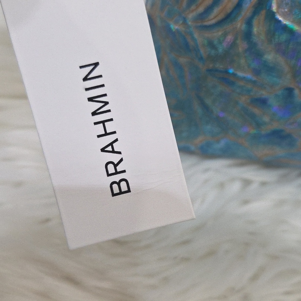 💙🔹️Brahmin 🔹️Blue Serenity  Sonic Lorelei  Genuine Leather  Shoulder Bag - Picture 5 of 13